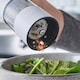 image 4 of Cooks Professional Electric Salt & Pepper Mill Set | Adjustable Grind Settings | Simple One-Button Operation | Matt Grey