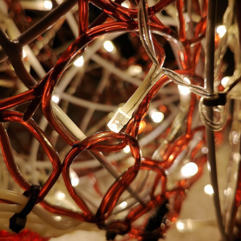 image 1 of 30cm Premier Soft Acrylic Outdoor Lit Christmas Robin with 60 Warm White LEDs