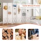 image 6 of COSTWAY 6 Panel 246 x 170 cm Folding Room Divider with Pegboard Display