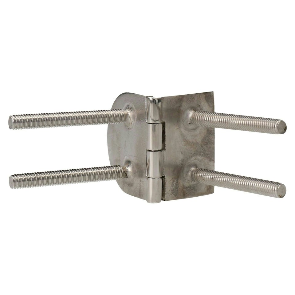 image 1 of Locker Door Hatch Hinges Marine Stainless Steel Boat Motorhome Polished 2 Pk | Silver