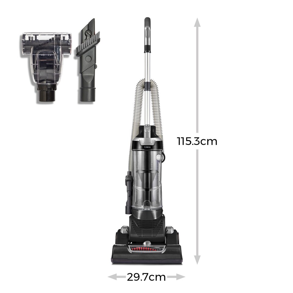 image 1 of TXP30PET Bagless Upright Vac with Pet Brush Platinum