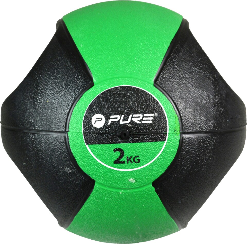 image 1 of Medicine Ball with Handles - 2kg