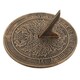 image 3 of Lisa Parker Green Man Terracotta Sundial - Bronze - One Size