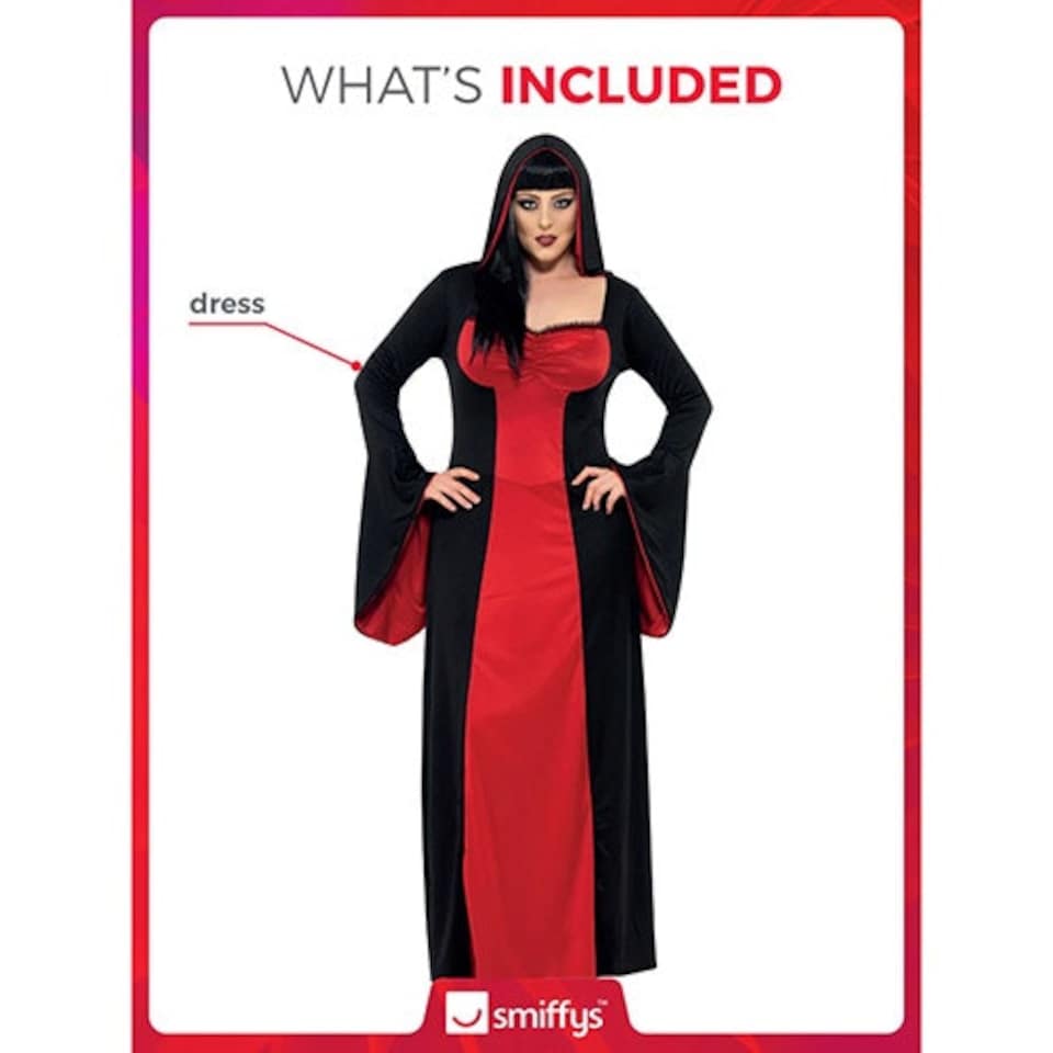 image 1 of Dark Temptress Fancy Dress Costume Ladies XXX-Large - UK 28-30