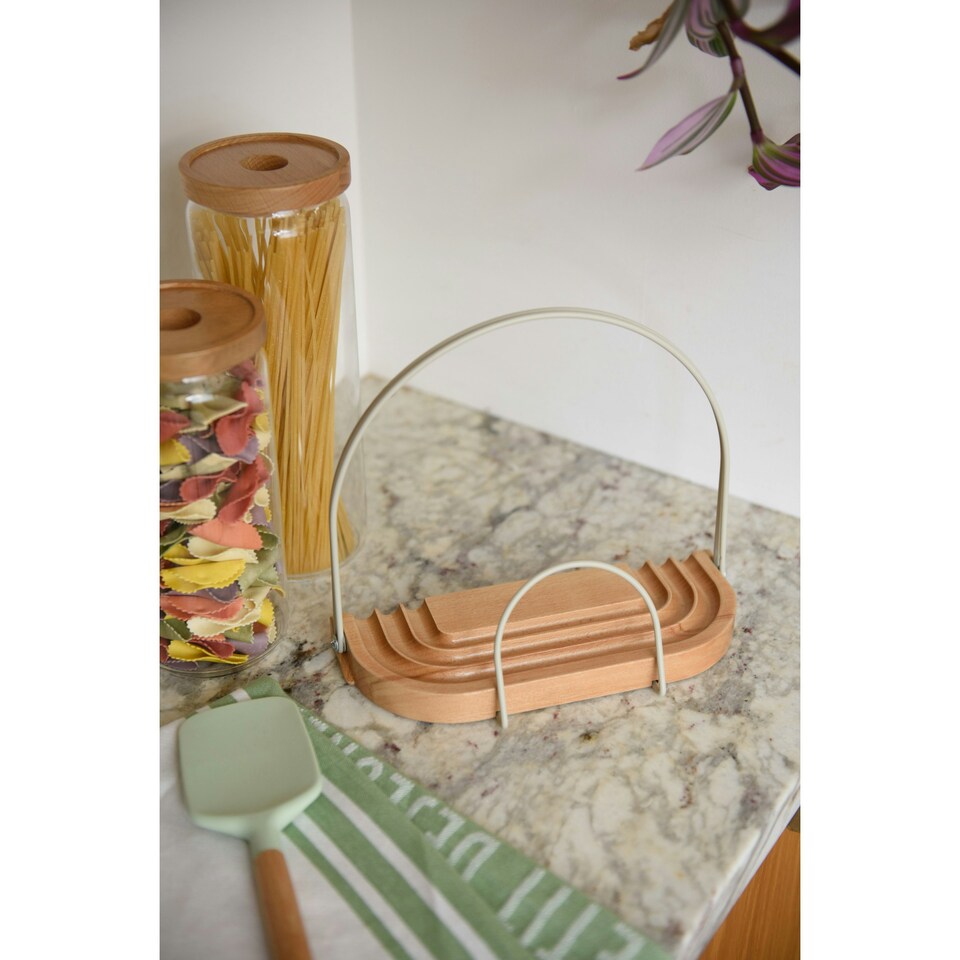 image 1 of KitchenCraft Cookbook Stand Wood Beechwood