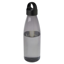 Bergen Recycled Plastic 800ml Water Bottle - Solid Black - One Size
