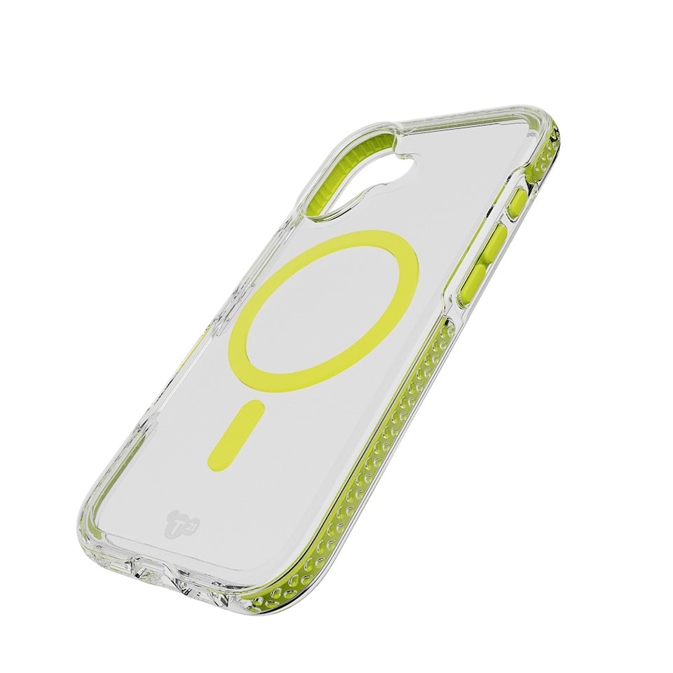 image 1 of Tech21 EvoCrystal MagCs Apple iPhone 17 GlowGreen