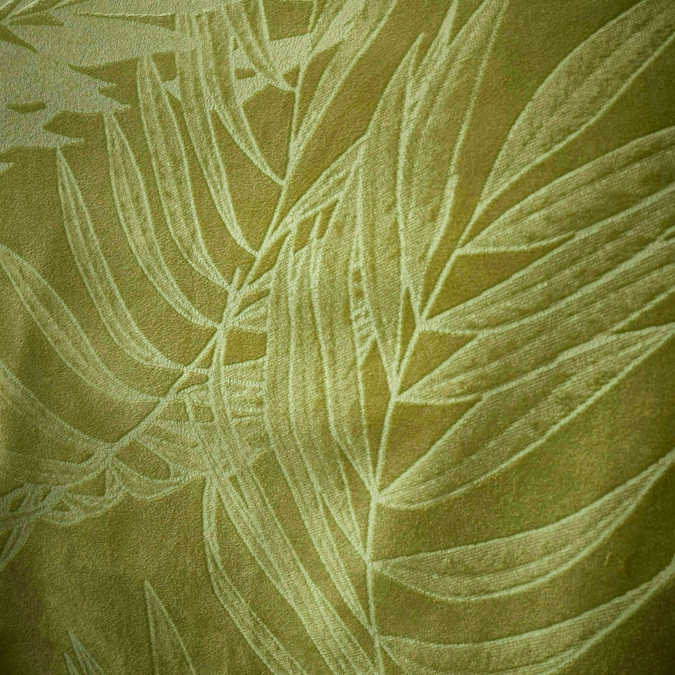 image 1 of Portfolio Home Woburn Botanical Leaf Bedding Duvet Cover Set Green | King