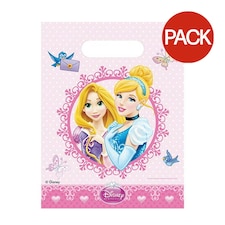 Disney Princess Glamour Party Bags (Pack of 6) - Pink - One Size