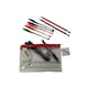 image 1 of Stationery Filled Red Zip 8x5" Pencil Case