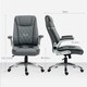 image 7 of Vinsetto High Back Executive Office Chair Home Swivel Dark Grey