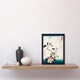 image 2 of Utagawa Hiroshige Framed Wall Art Print Camellia And Nightingale Home Décor