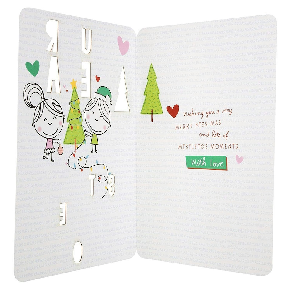image 1 of Someone Special Christmas Card "Mistletoe Moments"