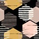image 3 of Hexagon trending (Canvas print) 45cm x 45cm