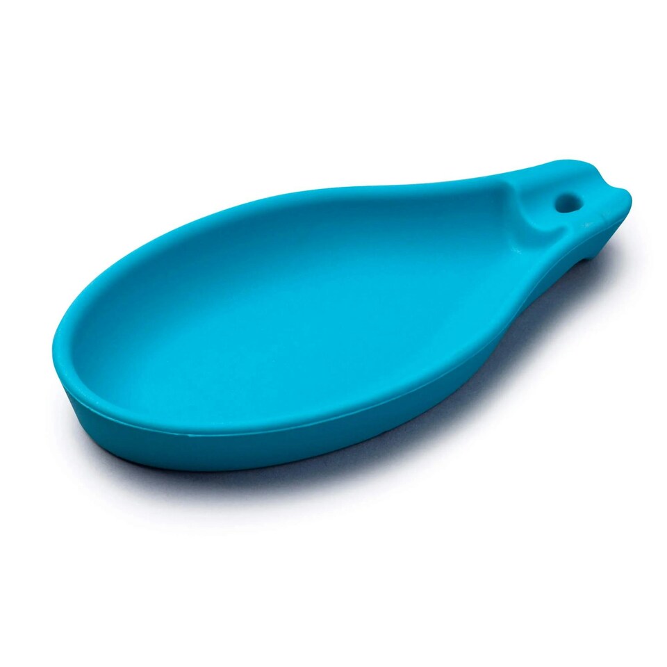 image 1 of Zeal Silicone Spoon Rest, Aqua