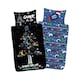 image 1 of Gamer For Life Christmas Duvet Cover Set - Black/Blue - Single Black | Single