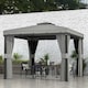 image 7 of Outsunny 3 x 3(m) Patio Gazebo Garden Shelter w/ Mosquito Netting, Light Grey