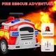 image 3 of AIYAPLAY Ride on Fire Truck, 12V Kids Electric Car with Sirens, Flashing Lights, Firefighting Tools, Music, Horn, Slow Start, Gift for Boys and Girls, Red