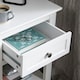 image 7 of Karlstad Bedside Table with Drawer in Classic White | White | 1 Drawer