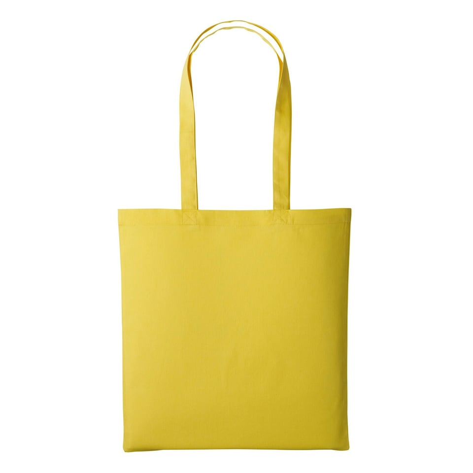 Nutshell Plain Strong Shoulder Shopper Bag - Lemon - One Size