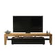 image 7 of TV Unit TV Stand Oak Black Media Console Sideboard Storage Cabinet 200cm