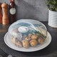 image 2 of 2 x BPA Free & Dishwasher Safe Microwave Plate Cover (25cm) Prevents Food from Splattering