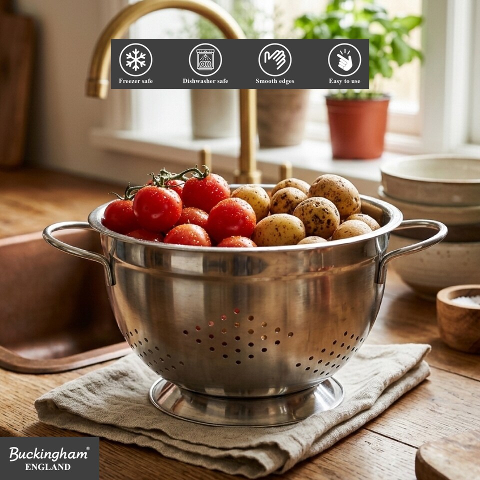 image 1 of Buckingham Deep Colander / Strainer 7 L / 28 cm.