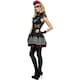 image 4 of Fever Womens/Ladies Day Of The Dead Costume Set - Black - 8 UK - 10 UK One Size