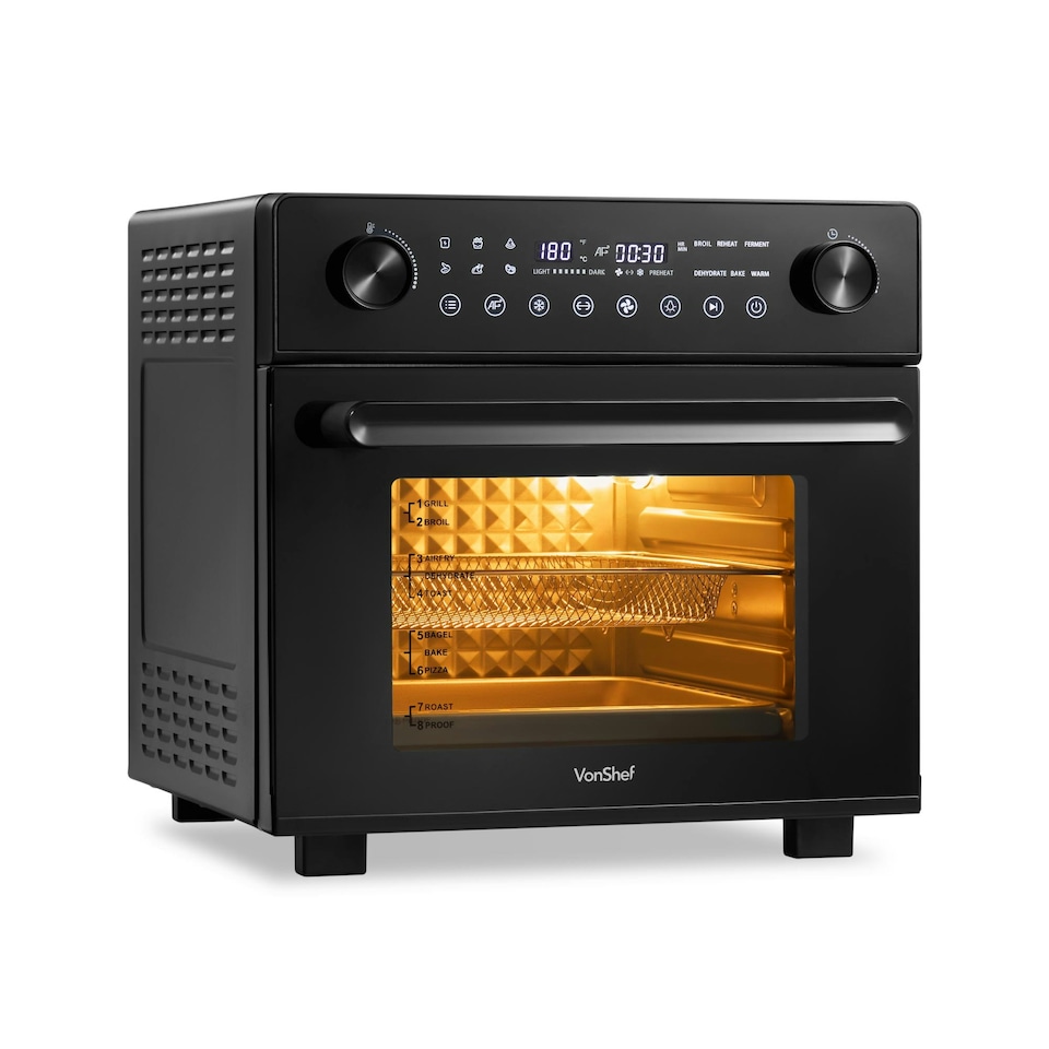 image 1 of Air Fryer Oven 18L with Rotisserie Digital Countertop 1500W