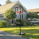 image 8 of SPORTNOW 2.6-3.1m Basketball Hoop and Stand w/ Weighted Base, Wheels, Black
