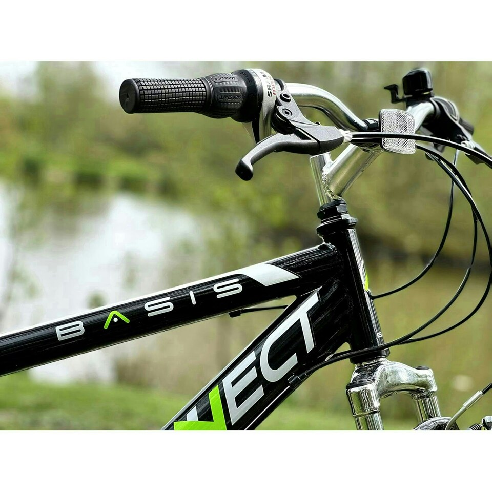 image 1 of Basis Connect Hardtail Mountain Bike, 26" Wheel - Black/Green