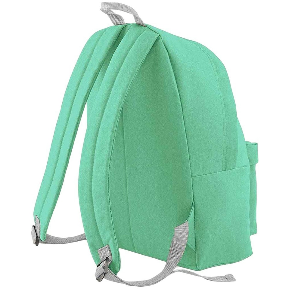 image 1 of Bagbase Original Plain Backpack - Mint Green/Light Grey - One Size