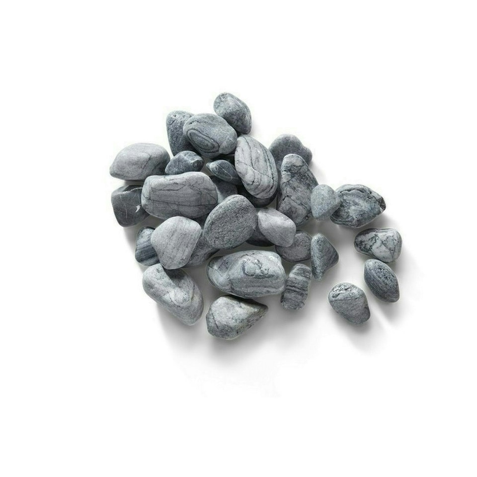 image 1 of 30-60mm Silver/Grey Pebbles - Premium Aggregate Bulk Bag - 850 kilos