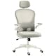 image 6 of Vinsetto Mesh Office Chair with Headrest, 4D Lumbar Support, Flip-up Arm