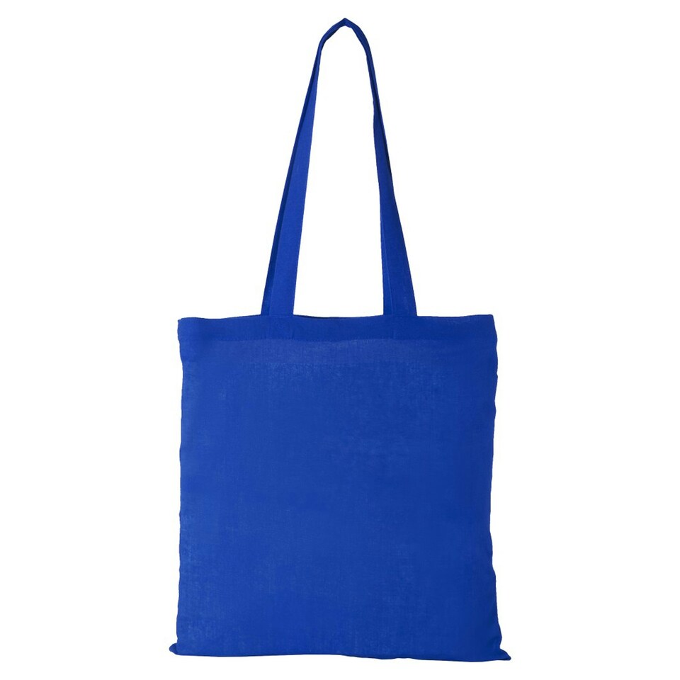 image 1 of Bullet Peru Cotton Tote - Royal Blue - 38 x 42 cm Blue