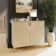 image 3 of Frank Olsen Ava Tall Sideboard White | White