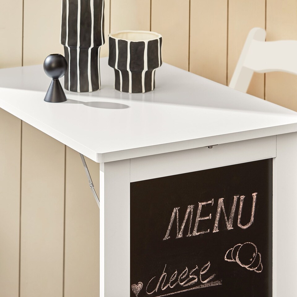 image 1 of SoBuy FWT20-W,Folding Wall-mounted Drop-leaf Table Dining Table