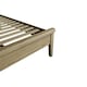 image 6 of Holcombe Solid Wood King Size Bed Frame Wooden Slats Bedroom Smoked Oak
