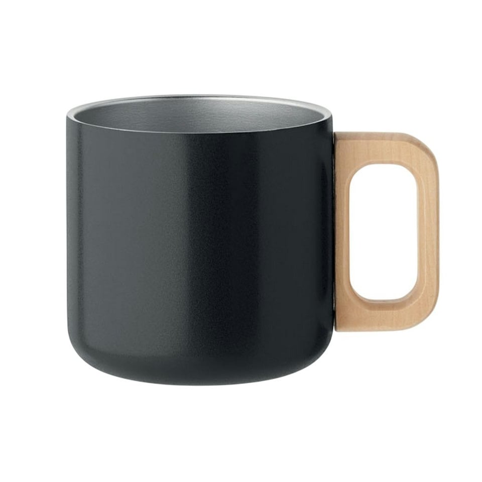 image 1 of MidOcean Acero Double Wall 350ml Mug - Black - One Size