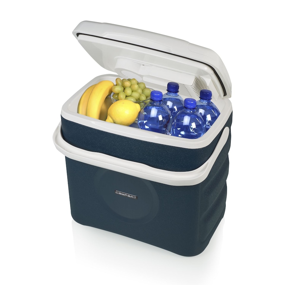 image 1 of Thermoelectric Cooler Box - 29L Electric Cool Box - 12V 230V USB Powered - Cooling and Warming Function - Portable Camping and Car Cooler