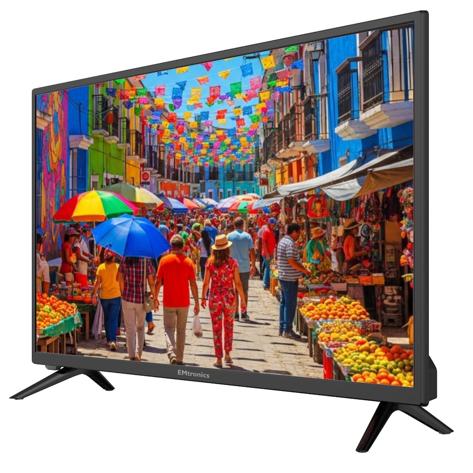 image 1 of EMtronics 32-Inch HD Ready 720p LED TV - Black
