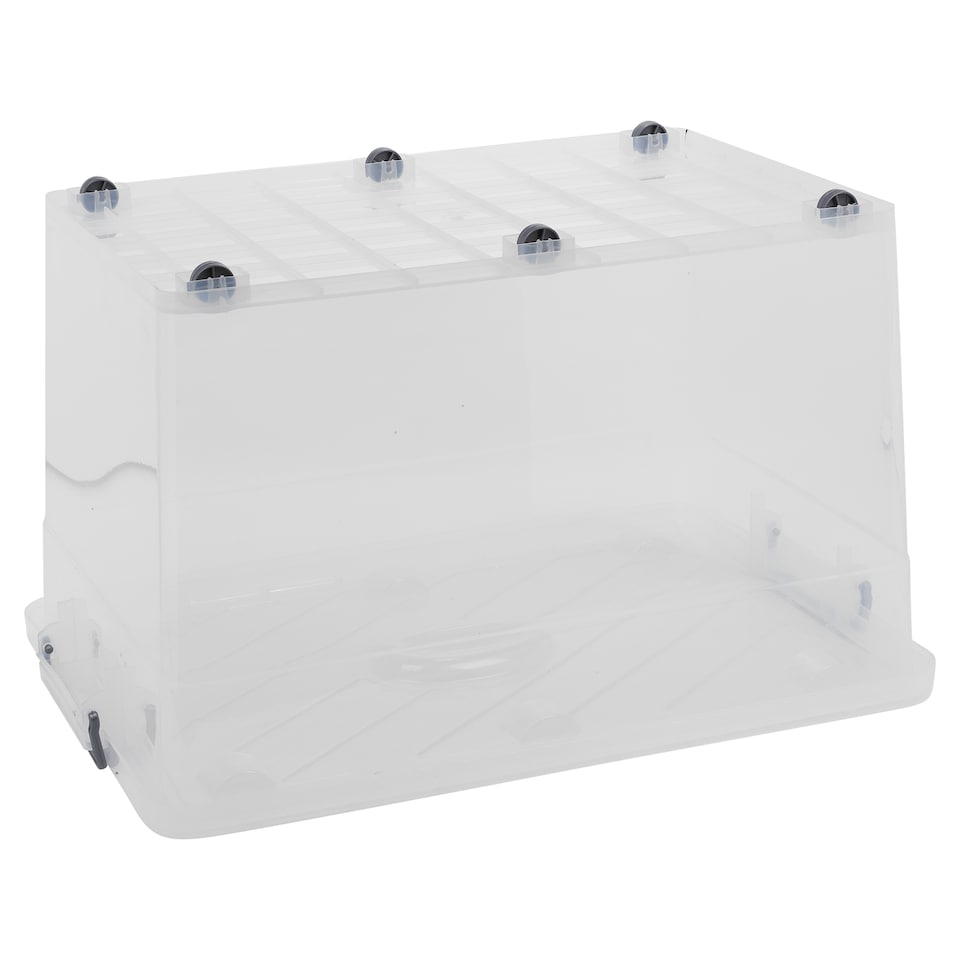 image 1 of 7-Section Extendable Plastic Cutlery Tray Organiser | Grey | 1