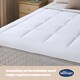 image 6 of Silentnight Natural Wool Collection Mattress Topper, Double | White | 1