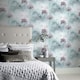 image 2 of Arthouse Spring Meadow Wallpaper - Duck Egg/Multicoloured - 10m x 53cm