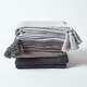 image 6 of Homescapes Cotton Rajput Ribbed Black Throw - 150 x 200 cm Black