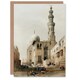 image 1 of David Roberts Art Card Tombs of the Khalifs at Cairo