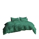 image 1 of Plain Dyed Easy Care Polycotton Duvet Cover And Pillowcase/s Set Bed Linen Green | Green | Mint | Double