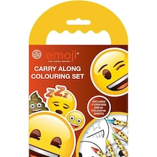 Emoji Carry Along Colouring Set - Yellow/Orange - One Size