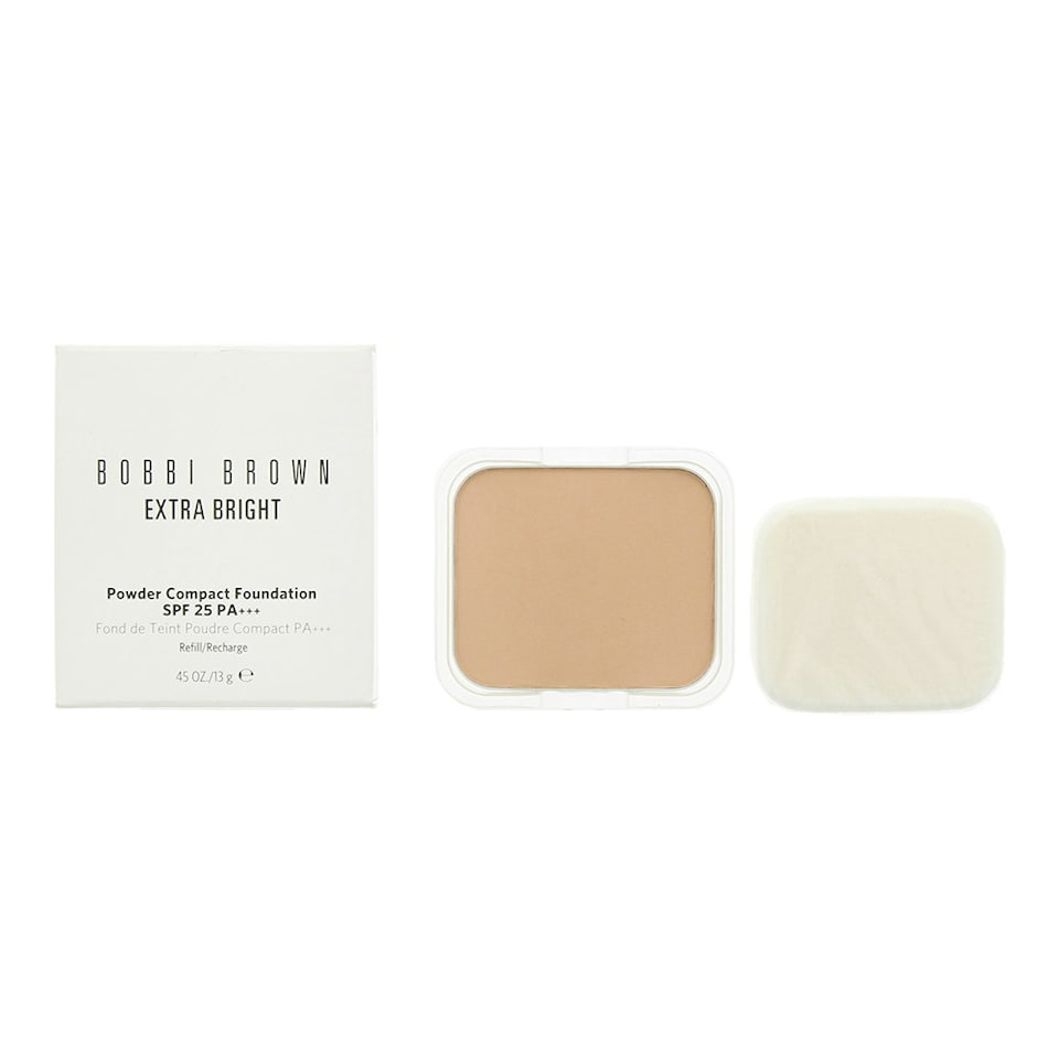 Bobbi Brown Extra Bright Refill 0.5 Warm Porcelain Powder Compact Foundation 13g N/A
