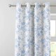 image 2 of Charlotte Thomas Amelie Blue Pencil Pleat Curtains - 168 x 183cm